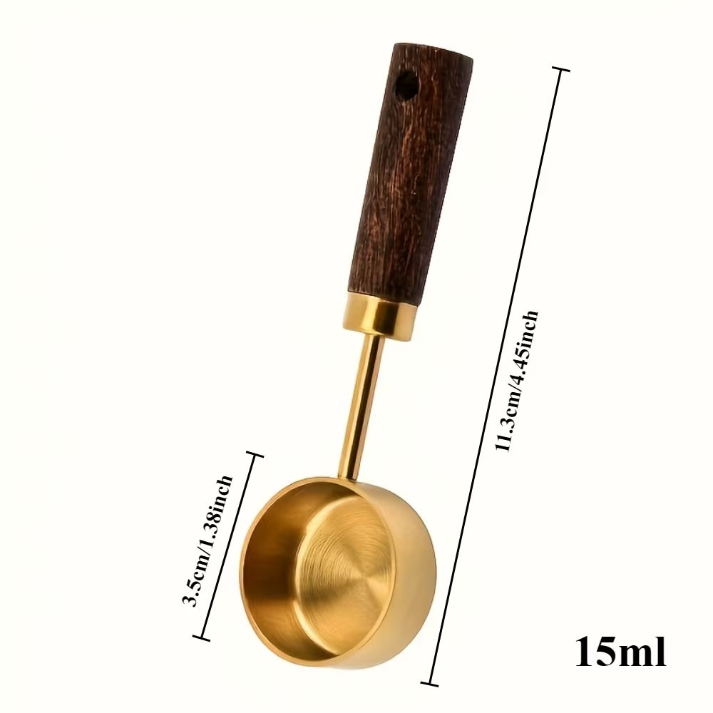 15Ml Wooden Coffee Scoop 