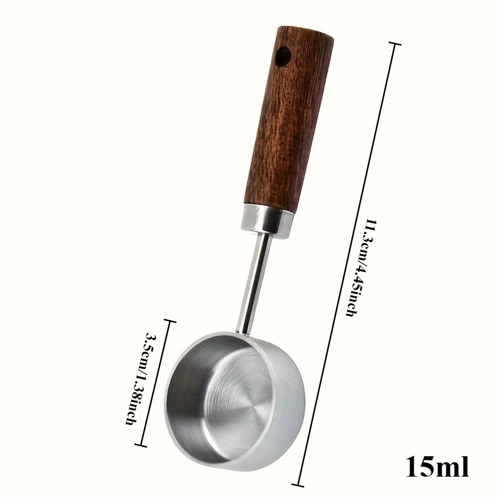 15Ml Wooden Coffee Scoop 